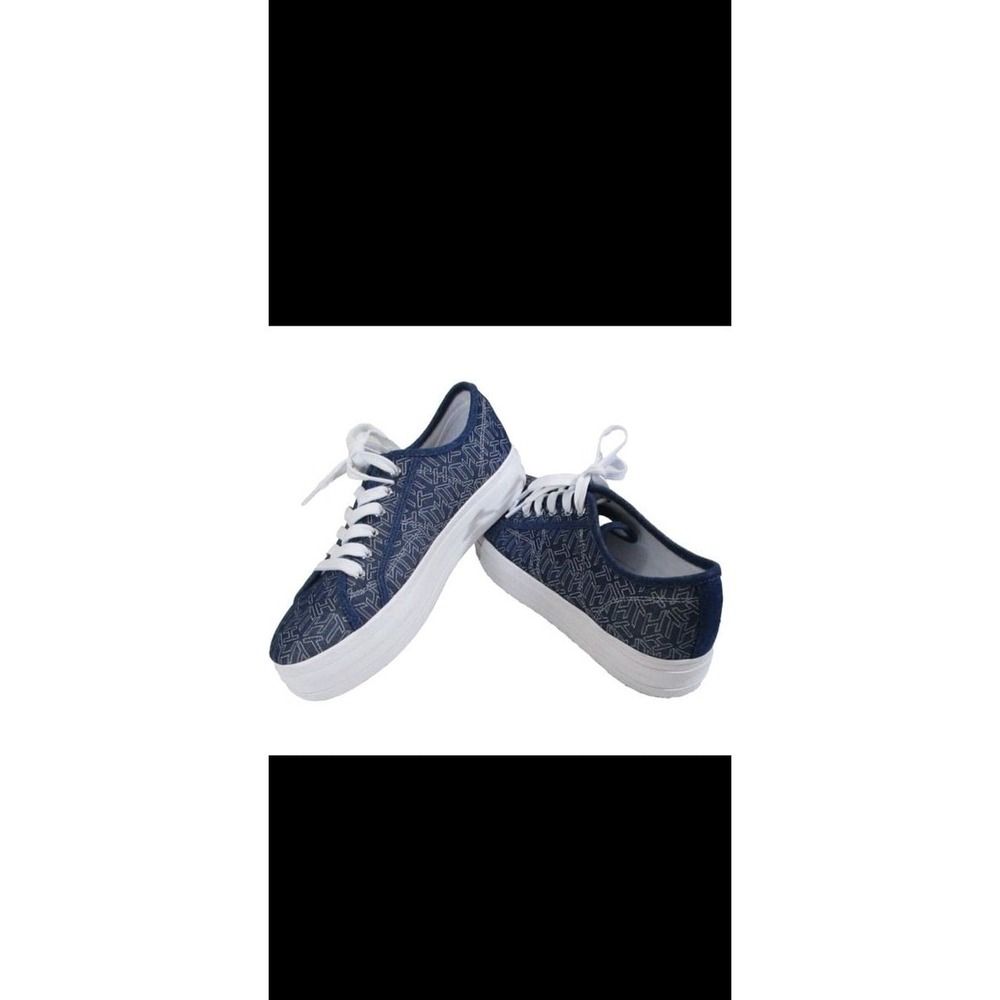 Tommy Hilfiger Bekimo Womens 8.5M Canvas Platform Sneakers NWOT